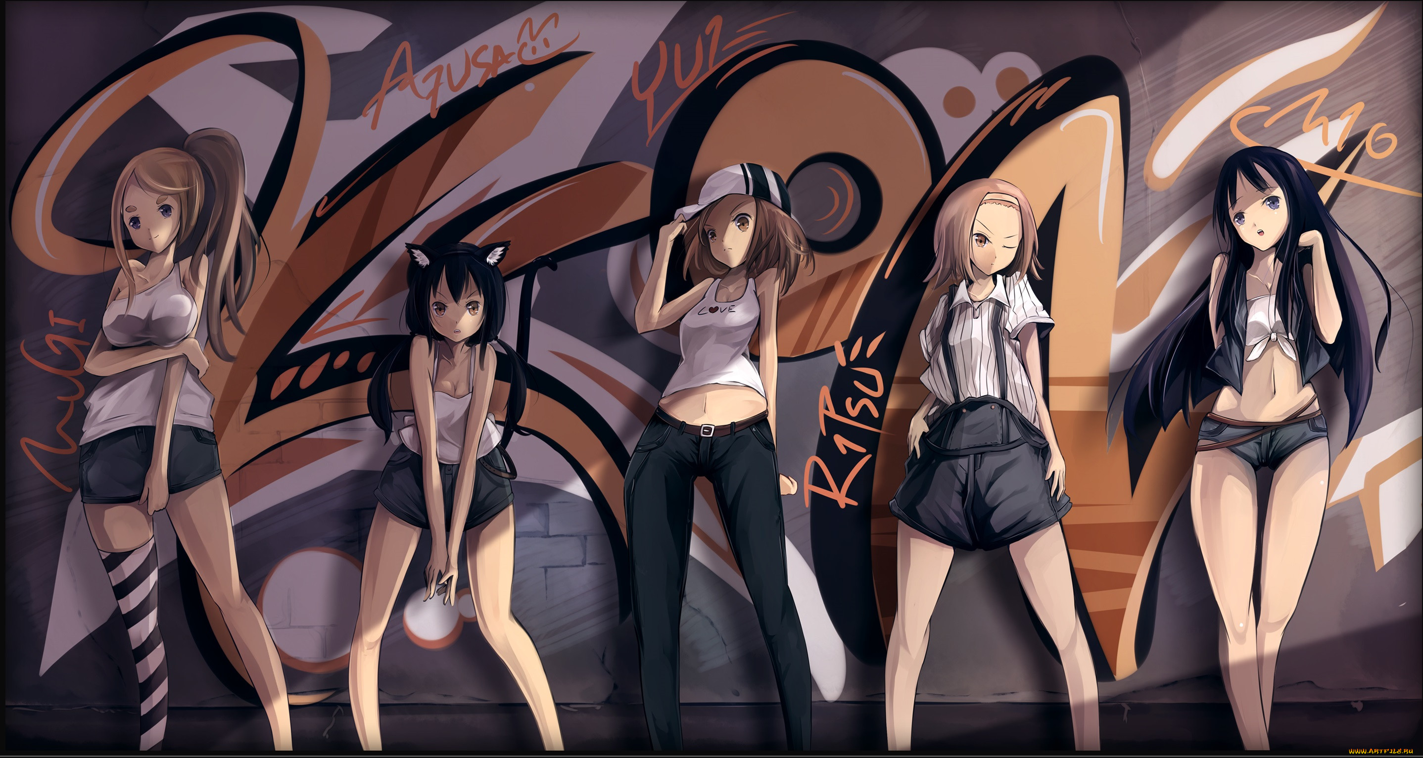 , k-on, akiyama, mio, hirasawa, yui, kotobuki, tsumugi, nakano, azusa, tainaka, ritsu, oyeung, , 